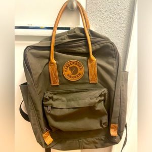 Fjallraven Kanken original backpack in army green
